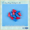 CE and ISO approved medical disposable blue and red Combi Injection stopper